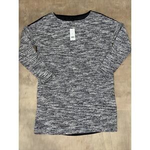 NWT Banana Republic Petite Med Gray Tunic Shift Dress Long Sleeve Travel Career